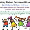 Easter Holiday Club at Emmanuel Church